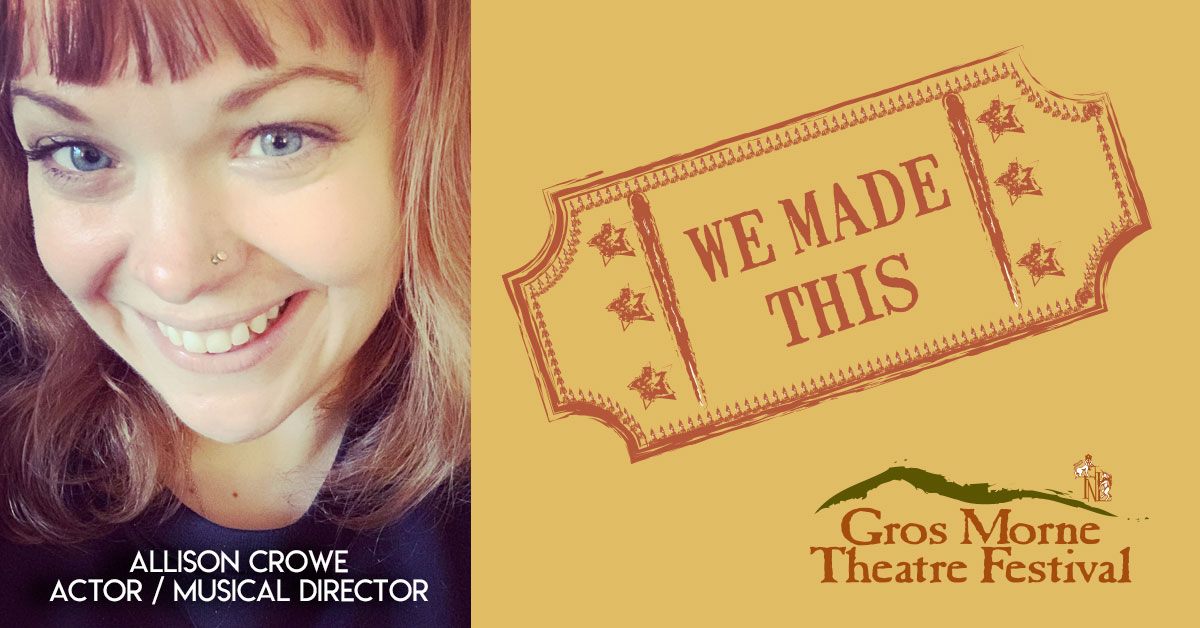 Allison Crowe - member of Theatre Newfoundland and Labrador family