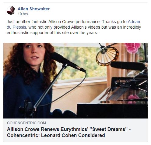 Allan Showalter ~ Sweet Dreams ~ Allison Crowe