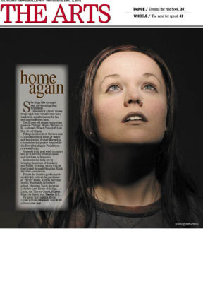 Allison Crowe Nanaimo News Bulletin front page
